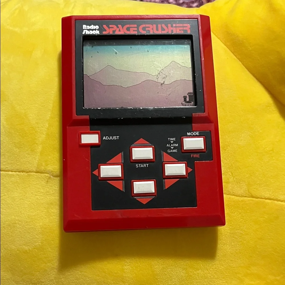 RadioShack Space Crusher Handheld Game Console - Red
